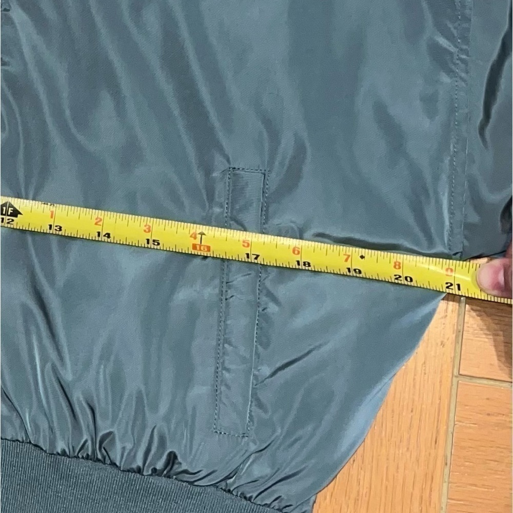 Forever 21 Juniors Large Olive Green Bomber Jacket - Picture 3 of 5